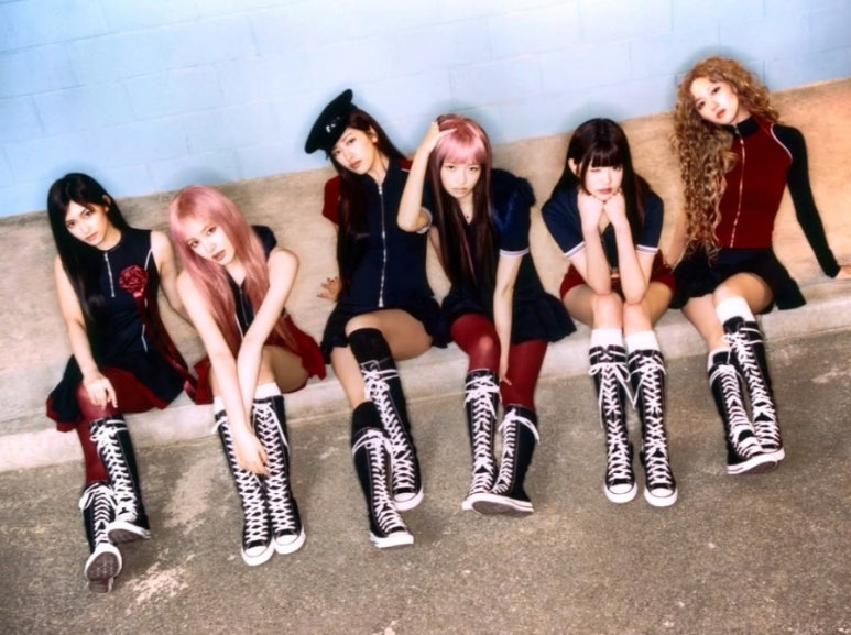 IVE SECRET group photo emphasizing fierce styling and confident poses for their 2025 comeback.