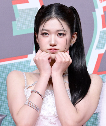 Yoon Ji Yoon leaves izna – close-up pose with hands near face