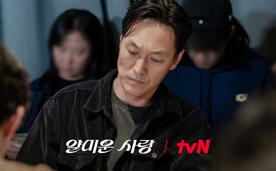 A middle-aged male actor concentrating during the “Nice to Not Meet You” script reading.