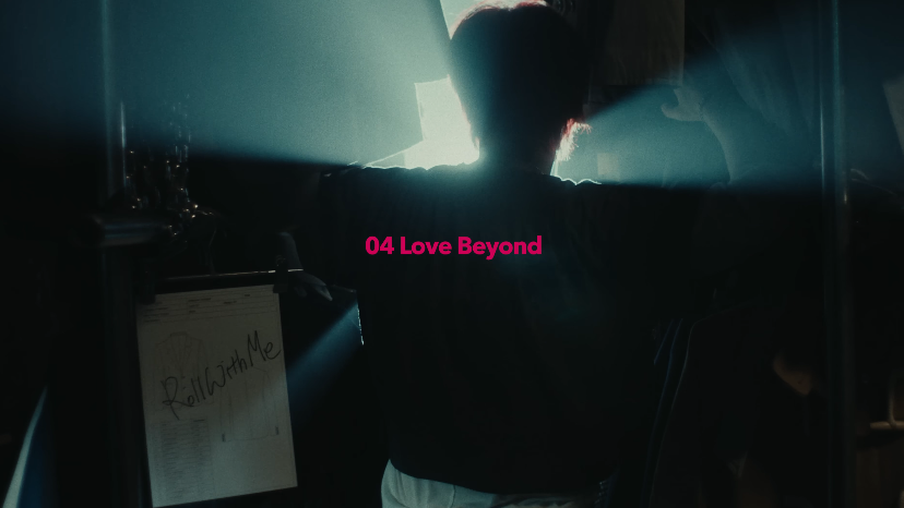 Haechan solo debut behind-the-scenes silhouette – Love Beyond with backlight