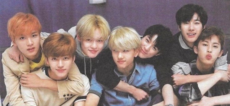 NCT DREAM Beat It Up teaser era group photo with all 7 members during early debut years