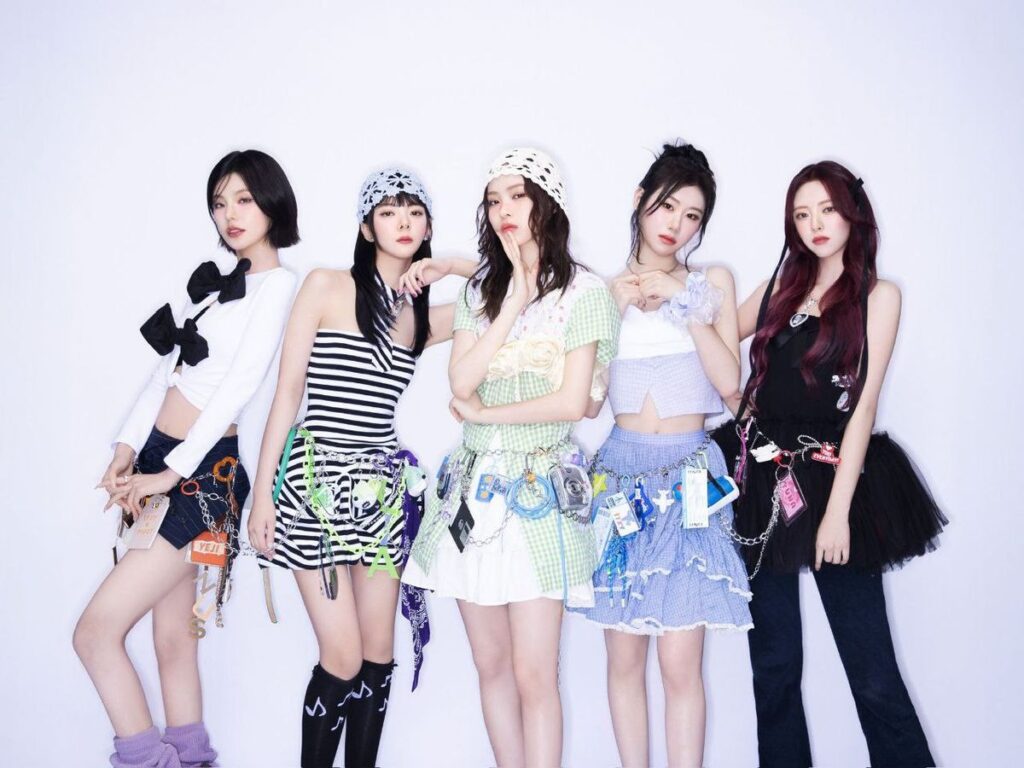 Tunnel Vision ITZY comeback playful Y2K style with charms and bandana accessories