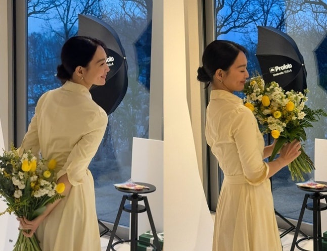 Fashion-forward throwback—Shin Min-Ah and Kim Woo-Bin from a Giordano ad that sparked dating rumors.