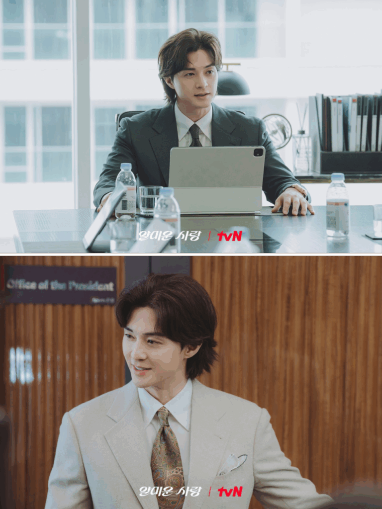 Nice to Not Meet You K-drama – Office scenes with political intrigue and confrontations, highlighting the show's workplace drama.